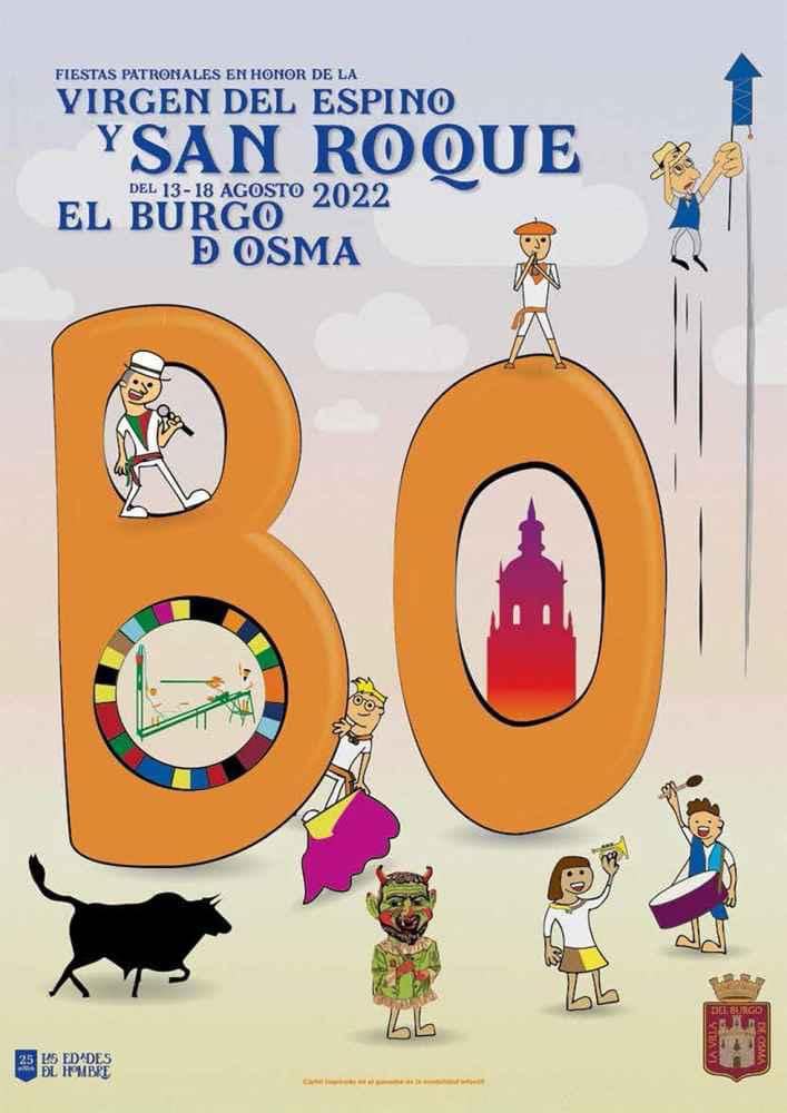 Fiestas patronales en honor a la Virgen del Espino y San Roque 2022 Burgo de Osma-Ciudad de Osma